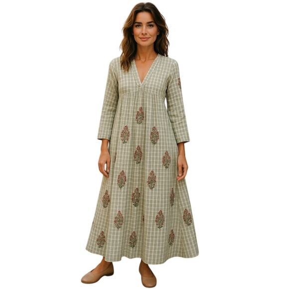 Dress More with Less The Kalhi Cotton Dress Kaftan OSFM - Picture 1 of 14